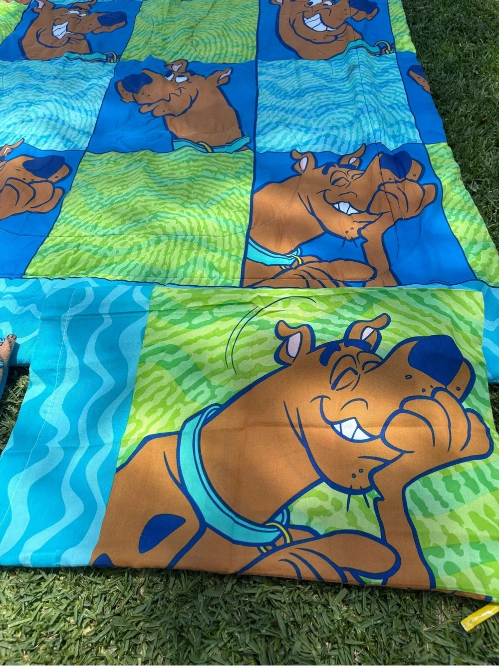 Vintage Y2K Scooby Doo 3-piece bedding set twin comforter, pillowcase, blanket